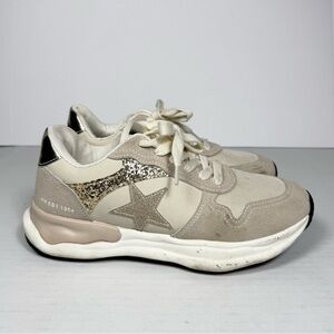 Vintage Havana Nude Glitter Runner Sneakers Sz 7.5